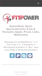 Mobile Screenshot of fitpower.ch